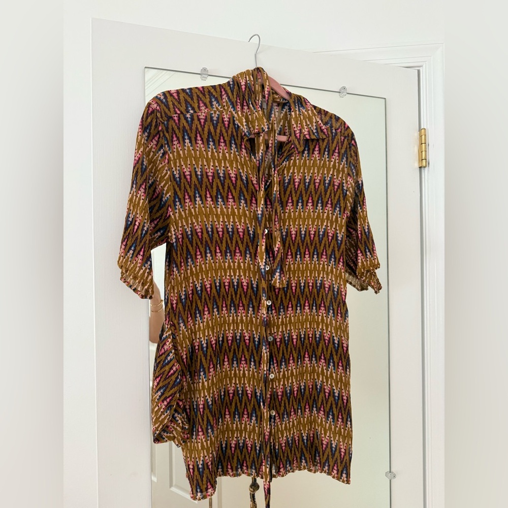 Geometric Pattern Women's Swim Coverup